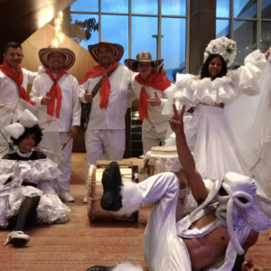 Carnaval blanco en Bogotá